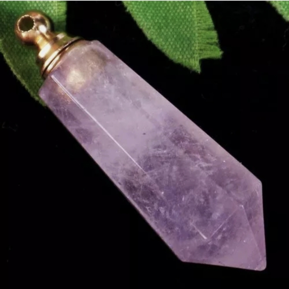 New Amethyst Essential Oils Diffuser Pendant. - image 1